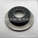 Rear Brake Disc Rotor 42431-60311 for Toyota Land Cruiser Prado GRJ150 URJ150, High-Carbon Alloy