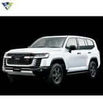Front Bumper GR Style Grille Gloss Black for Toyota Land Cruiser LC300 2022-2024