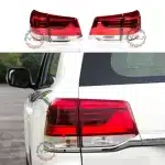 LED Dynamic Tail Light Assembly for Toyota Land Cruiser 200 LC200 2016-2021, Sequential Turn Signal Rear Lamp