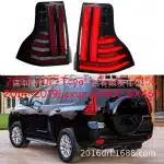 LED Rear Tail Light Assembly for Toyota Land Cruiser Prado & Lexus GX400 GX460, Brake Turn Signal Driving Light Replacement