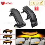 LED Dynamic Turn Signal Side Mirror Indicator Light Smoked Replacement for Toyota Prado FJ150 2010-2020 & Land Cruiser FJ200 2013-2020