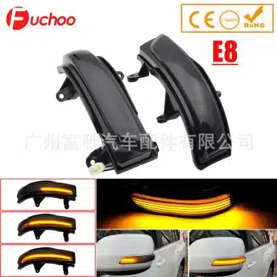 LED Dynamic Turn Signal Side Mirror Indicator Light Smoked Replacement for Toyota Prado FJ150 2010-2020 & Land Cruiser FJ200 2013-2020 LED Dynamic Turn Signal Side Mirror Indicator Light Smoked Replacement for Toyota Prado FJ150 2010-2020 & Land Cruiser FJ200 2013-2020