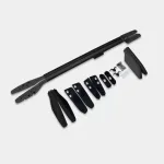 Aluminum Alloy Roof Rack Side Rails Cross Bars Pair for 2003-2009 Toyota Land Cruiser Prado FJ120, Original OE Style