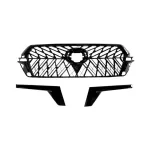 TRD Style Front Grille High-Gloss Black Off-Road Mesh Grille for 2016-2020 Land Cruiser LC200 FJ200