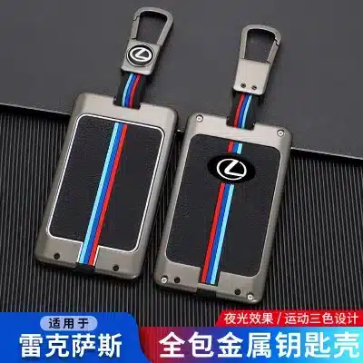 Zinc Alloy Smart Card Key Fob Cover Case for Lexus LX570 LS460 LS500h LS600h RX450h, Luxury Metal Protective Shell Zinc Alloy Smart Card Key Fob Cover Case for Lexus LX570 LS460 LS500h LS600h RX450h, Luxury Metal Protective Shell