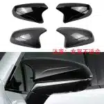Carbon Fiber Style M-Vane Horn Rearview Mirror Cover Caps for 2015-2021 Lexus RX350 RX450h NX200 NX300 NX260