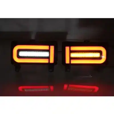 LED Rear Bumper Fog Light Assembly for 2007-2022 Toyota FJ Cruiser, 4-Function Tail Brake Sequential Turn Signal Reverse Lamp LED Rear Bumper Fog Light Assembly for 2007-2022 Toyota FJ Cruiser, 4-Function Tail Brake Sequential Turn Signal Reverse Lamp