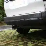Rear Lower Bumper Guard Protector Matte Black for 2024 Toyota Prado LC250, ABS Exterior Trim