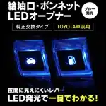 LED Fuel Tank Cap Cover with Pink Glow Transparent Shell for Toyota Prado 150 J150 2010-2023