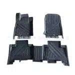 3D Floor Mats Set for 2008-2021 Lexus LX570, All-Weather Heavy Duty TPE Floor Liners for 5-Seat Models, Black
