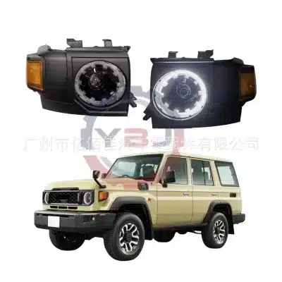LED Upgrade Headlight Assembly with DRL Replacement for Toyota Land Cruiser LC70 LC79 1984-2022, 2024 Facelift Style LED Upgrade Headlight Assembly with DRL Replacement for Toyota Land Cruiser LC70 LC79 1984-2022, 2024 Facelift Style