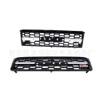 Front Bumper Grille with LED Lights GR Style for Toyota Land Cruiser LC70 LC76 LC79 FJ79, ABS Replacement