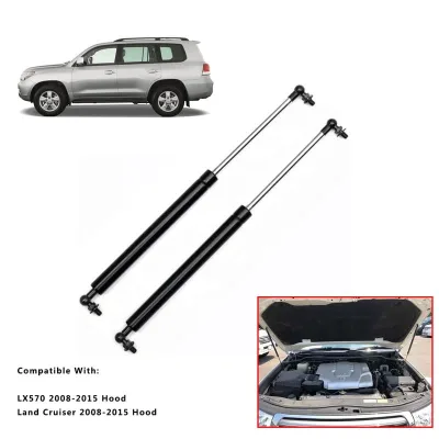 Front Hood Lift Supports Struts Gas Springs for 2008-2015 Toyota Land Cruiser & Lexus LX570, OE# 53450-69105 Front Hood Lift Supports Struts Gas Springs for 2008-2015 Toyota Land Cruiser & Lexus LX570, OE# 53450-69105
