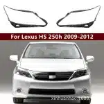 Headlight Lens Cover for 2009-2012 Lexus HS250h, Clear Polycarbonate Front Light Housing Shell Replacement, Right Side (Passenger)