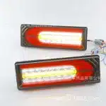 Rear Tail Light Assembly Replacement for Land Cruiser FJ70 FJ75 Series 1997-2016, ABS Housing Passenger & Driver Side