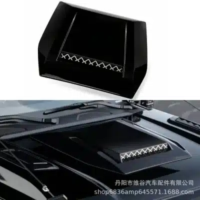 Hood Vent Air Intake Cover Trim Matte Black for Toyota Prado LC250, 2-Piece Side Hood Accents ABS Plastic Hood Vent Air Intake Cover Trim Matte Black for Toyota Prado LC250, 2-Piece Side Hood Accents ABS Plastic