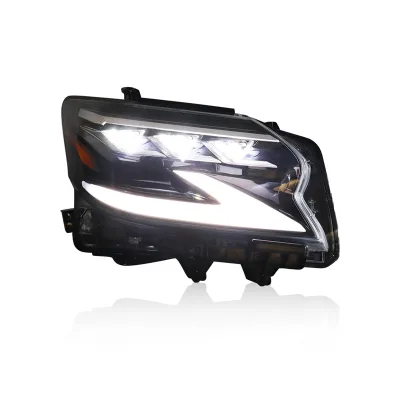 Full LED Headlight Assembly with DRL and Sequential Turn Signal for 2014-2019 Lexus GX400 GX460, Pair Set Full LED Headlight Assembly with DRL and Sequential Turn Signal for 2014-2019 Lexus GX400 GX460, Pair Set