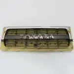 Front Bumper Grille with Center Lettering Silver Finish for Toyota Land Cruiser 4500 FJ80 LC80 1990-1997