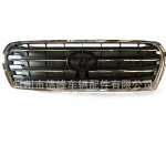 Front Radiator Grille with Camera Hole for 2012 Toyota Land Cruiser FJ200, ABS Plastic Replacement