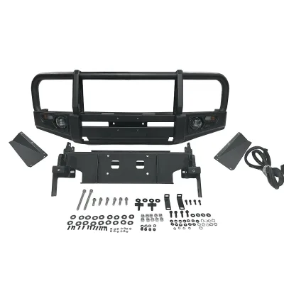 Heavy-Duty Front Off-Road Bull Bar Bumper for Toyota Hilux Vigo Revo & Land Cruiser LC76 LC79 Heavy-Duty Front Off-Road Bull Bar Bumper for Toyota Hilux Vigo Revo & Land Cruiser LC76 LC79