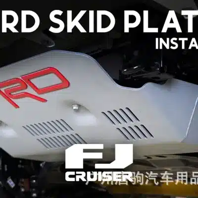 Magnesium Aluminum Engine Skid Plate Guard TRD Style for Toyota FJ Cruiser Off-Road Protection Magnesium Aluminum Engine Skid Plate Guard TRD Style for Toyota FJ Cruiser Off-Road Protection