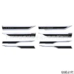 4-Piece Chrome Fender Blade Emblem Set for Lexus LX570 and Toyota Land Cruiser, Side Wing Badge Decals
