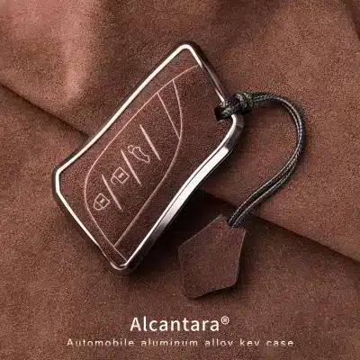 Italian Alcantara Car Key Fob Cover for Lexus LX600 GX460 GX550H RX TX LS500H, 4-Button Premium Suede Key Shell with Buckle Italian Alcantara Car Key Fob Cover for Lexus LX600 GX460 GX550H RX TX LS500H, 4-Button Premium Suede Key Shell with Buckle