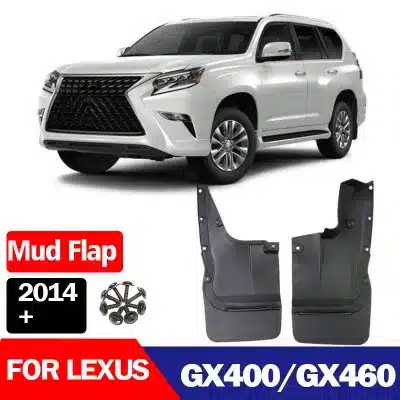 4Pcs Heavy Duty Mud Flaps Splash Guards for 2014-2022 Lexus GX400 GX460, Front and Rear Mudguards 4Pcs Heavy Duty Mud Flaps Splash Guards for 2014-2022 Lexus GX400 GX460, Front and Rear Mudguards