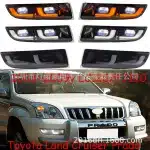 Front Fog Light Assembly Replacement for Toyota Land Cruiser Prado LC120 2003-2009, Halogen 4300K Warm White