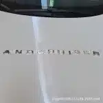 Matte Black Rear Trunk Lettering Emblem Sticker for Toyota Land Cruiser LC300, Large 72cm Tailgate Logo Decal