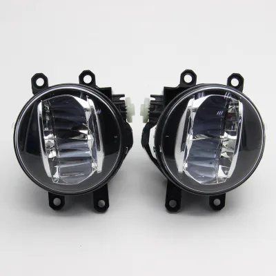 Front Fog Light Assembly Pair with 55W Halogen Bulbs for 2016-2021 Toyota Land Cruiser LC200 Front Fog Light Assembly Pair with 55W Halogen Bulbs for 2016-2021 Toyota Land Cruiser LC200