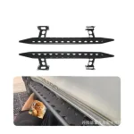 Running Boards Side Steps Rails Pair for Toyota Land Cruiser Prado LC150 2010-2023, Black Finish
