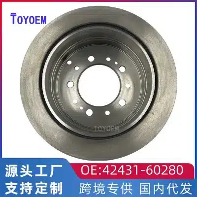 Rear Brake Disc Rotor for Toyota Land Cruiser 4700 UZJ100 FZJ100 and Lexus LX470, OE 42431-60281 42431-60280