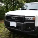 Car Front Hood Trim Strip Accent for 2024 Toyota Prado LC250, Carbon Fiber Style Exterior Molding, LHD/RHD Universal