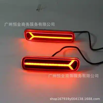 LED Rear Bumper Reflector Brake Lights for 1998-2007 Toyota Land Cruiser LC100 & Lexus LX470, Smoked Black Housing LED Rear Bumper Reflector Brake Lights for 1998-2007 Toyota Land Cruiser LC100 & Lexus LX470, Smoked Black Housing
