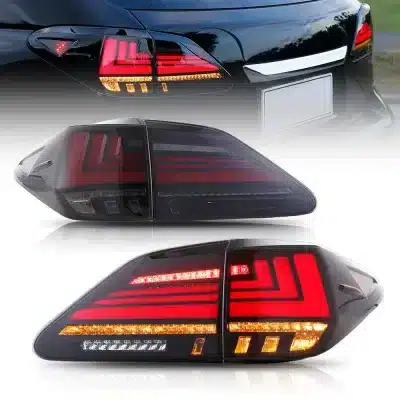 Rear LED Tail Light Assembly Pair for 2009-2014 Lexus RX350 RX450, Brake Fog Reverse Lamp Replacement Rear LED Tail Light Assembly Pair for 2009-2014 Lexus RX350 RX450, Brake Fog Reverse Lamp Replacement