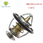 Engine Thermostat 82°C (180°F) for Toyota Land Cruiser Prado KDJ120 KDJ150 HiLux 3.0L 1KD-FTV, 90916-03118
