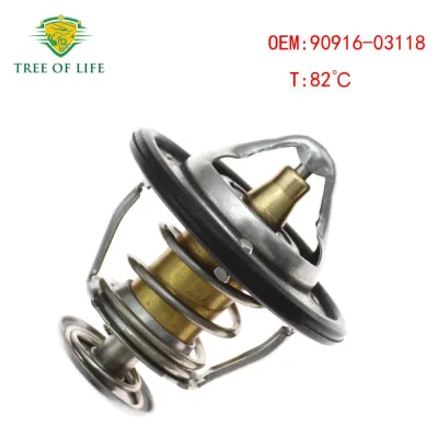 Engine Thermostat 82°C (180°F) for Toyota Land Cruiser Prado KDJ120 KDJ150 HiLux 3.0L 1KD-FTV, 90916-03118 Engine Thermostat 82°C (180°F) for Toyota Land Cruiser Prado KDJ120 KDJ150 HiLux 3.0L 1KD-FTV, 90916-03118