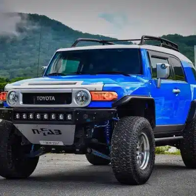 Heavy-Duty Alloy Front Bumper Modification Kit for 2007-2020 Toyota FJ Cruiser, Off-Road Style