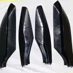 4PCS Roof Rack Rail End Cap Replacement Cover for Toyota Land Cruiser Prado FJ120 LC120 2003-2009