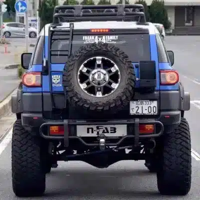 Heavy Duty Aluminum Alloy Rear Bumper Anti-Collision Guard for Toyota FJ Cruiser, Off-Road Upgrade Heavy Duty Aluminum Alloy Rear Bumper Anti-Collision Guard for Toyota FJ Cruiser, Off-Road Upgrade
