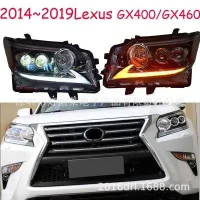 Full LED Headlight Assembly with Daytime Running Lights for 2014-2020 Lexus GX400 GX460, IP66 Waterproof Full LED Headlight Assembly with Daytime Running Lights for 2014-2020 Lexus GX400 GX460, IP66 Waterproof