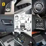 Carbon Fiber Interior Trim Kit Stickers Compatible with Lexus IS250, Decorative Patch Modification Overlays