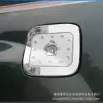 Chrome Fuel Tank Cap Cover Trim Sticker for Toyota Land Cruiser LC100 4500 4700 1998-2007, ABS Electroplated Accessory