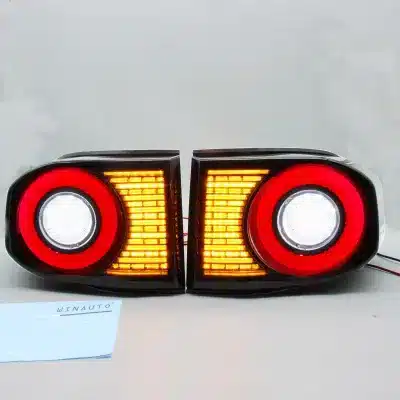 LED Smoked Black Tail Light Assembly for 2010-2020 Toyota FJ Cruiser Rear Lamp Replacement