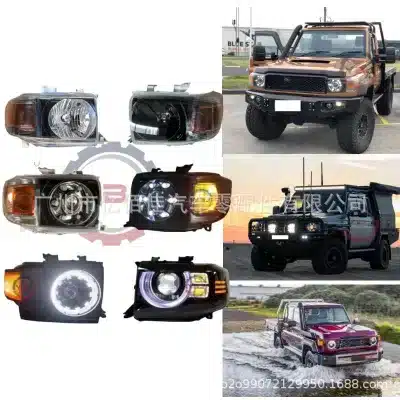 LED Headlight Assembly with Daytime Running Light for Toyota Land Cruiser LC70 LC76 LC79 1984-2024 LED Headlight Assembly with Daytime Running Light for Toyota Land Cruiser LC70 LC76 LC79 1984-2024