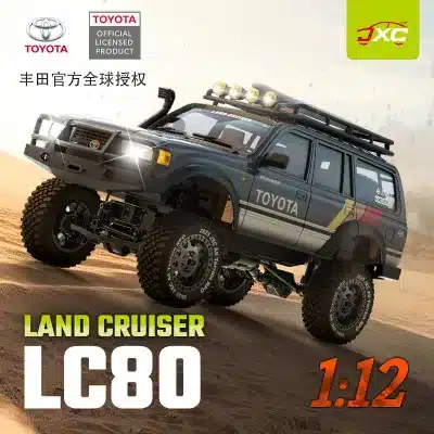 1:12 RC Rock Crawler Toyota Land Cruiser LC80 Model, 4WD Remote Control Car with 2-Speed Transmission and LED Lights 1:12 RC Rock Crawler Toyota Land Cruiser LC80 Model, 4WD Remote Control Car with 2-Speed Transmission and LED Lights