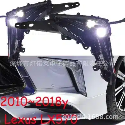 LED Fog Light Daytime Running Light Assembly for 2010-2018 Lexus LX570, 6000K White DRL, 12V LED Fog Light Daytime Running Light Assembly for 2010-2018 Lexus LX570, 6000K White DRL, 12V