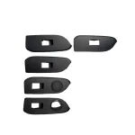 Power Window Master Switch Panel Trim Bezel Set for Toyota Prado LC150 2010-2020, 74232-60790 74231-60830