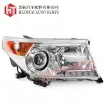 Headlight Assembly Replacement for 2012 Toyota Land Cruiser LC200 FJ200 Halogen Headlamp Housing